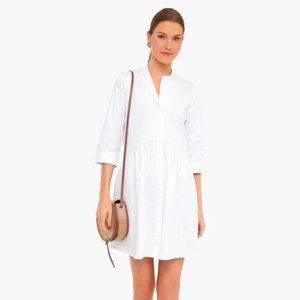Tuckernuck White Royal Shirt Dress Size S
